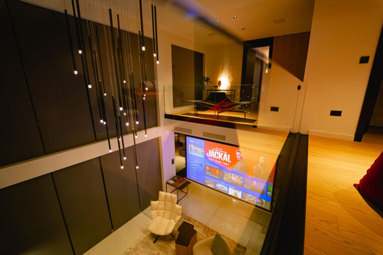 the inside of a berkshire propety smart home installation project