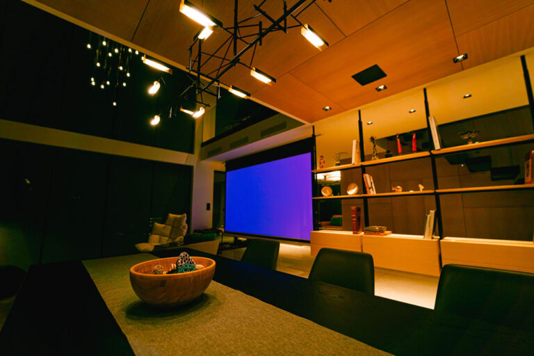 the inside of a berkshire propety smart home installation project